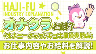オナクラとは（オナニークラブ/手コキ風俗専門店）仕事内容や給料解説